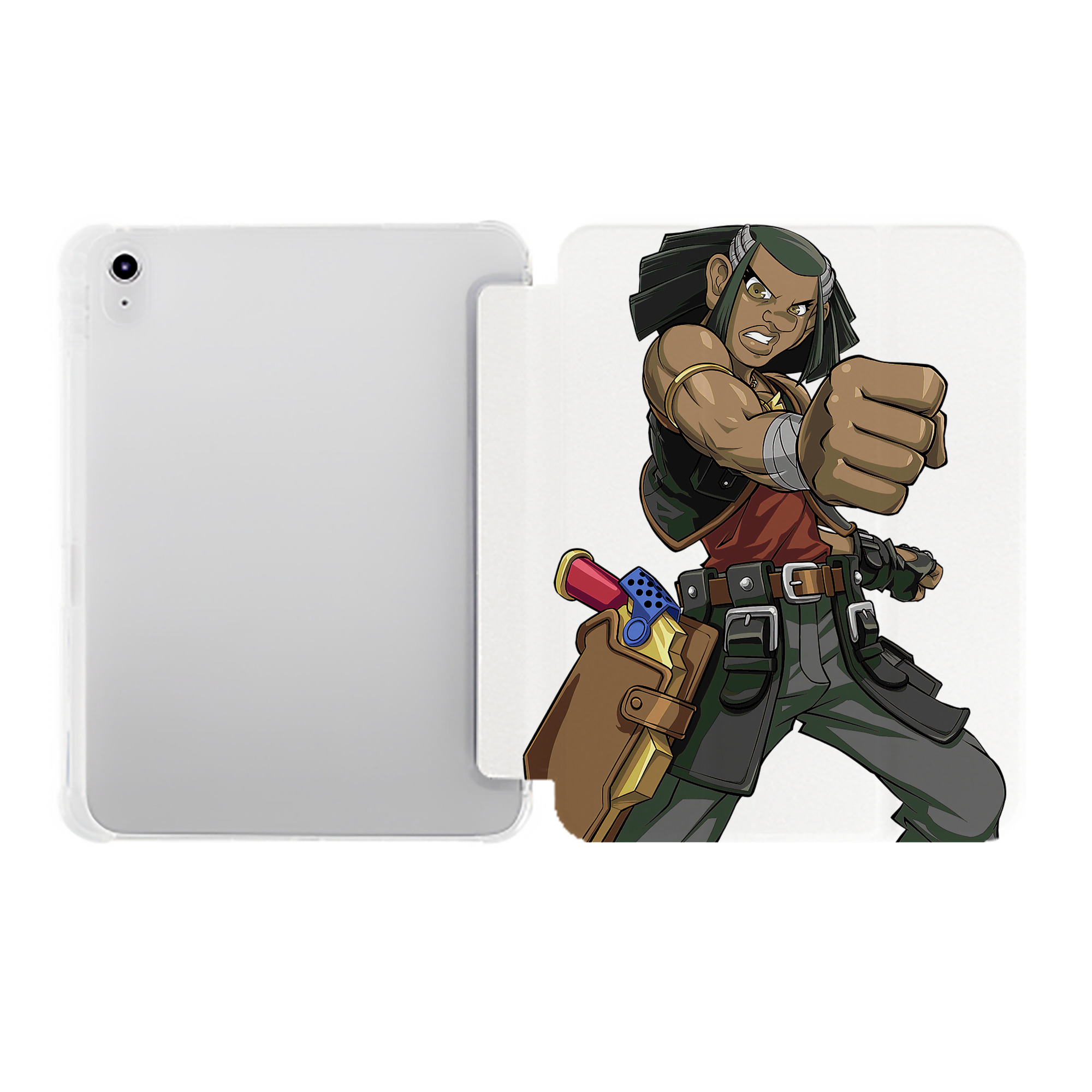 （画像用） 遊☆戯☆王 Yu-Gi-Oh! IPad ケース ペン収納付き 三つ折りスタンド PUレザー×シリコン 対応機種9.5/10.5/10.9インチ